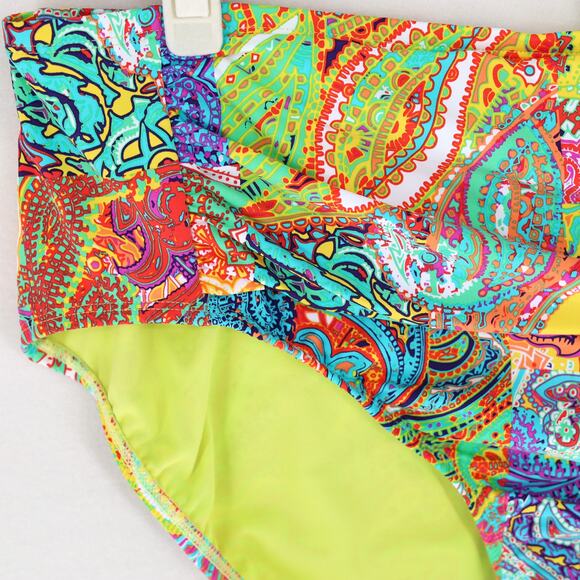 Bleu by Rod Beattie Women Multi Tummy Control High Waist Swim Bottom Size 22W - Picture 3 of 4